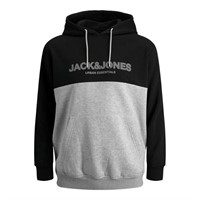 JACK&JONES Men's Jjedan Blocking Sweat Hood - L