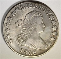 1806/5 BUST HALF XF CLEANED