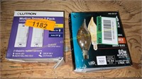 Lutron Motion Sensors, EcoSmart Light bulbs