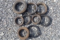 Rare Small Hard Rubber Tires - hard to find Lot