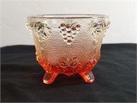 Jeannette Glass Harvest Grape Cranberry Frosted