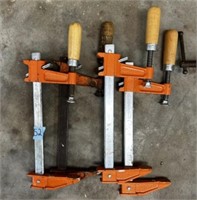 4- wood clamps