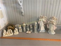Nativity Figurines and Angels