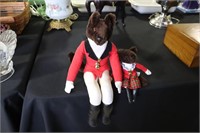 Hanfords Inc seated fox stuffed animals