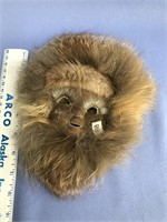 9" skin mask with possibly fox and wolf trim
