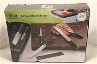 New Gangshan 7 pc BBQ knife set