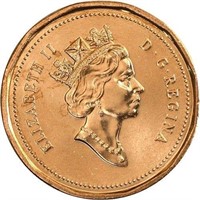 Canada 1 cent, 1991