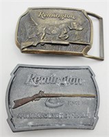 (NO) Remington Belt Buckles (2-1/4" × 3-1/2" and