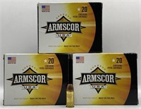 (OO) Armscor 9mm Centerfire Pistol Cartridges