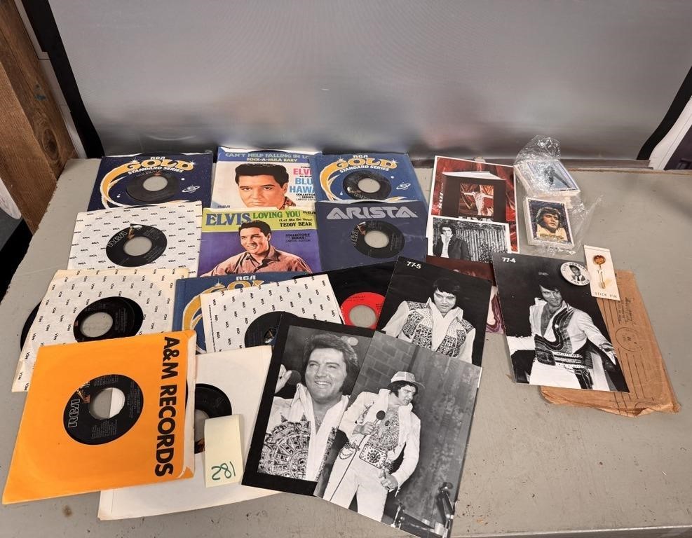 Elvis 45's & Collectables