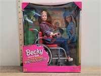 NIB Barbie Becky in Wheelchair