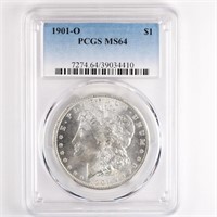 1901-O Morgan Dollar PCGS MS64