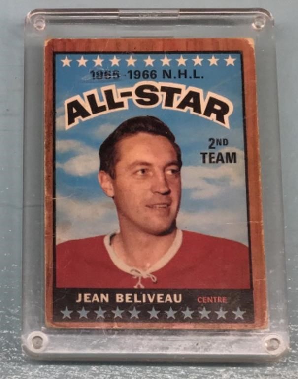 1966-67 Topps Jean Beliveau #127 card