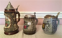 3 Unmatched stein - King #457, 6 1/4"/King #720,