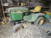 John Deere 318 garden tractor