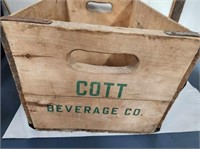 Cott Beverage Quiky Wood Crate