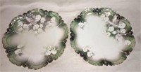 Pair Of R. S. Prussia Porcelain Plates