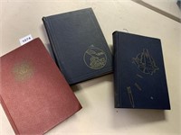 THREE BOOKS 1951, 1946,  BATTLE STATION ETC.