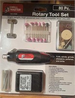 Drill Master 80 pc Rotary Tool Set NIP