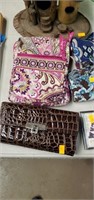 Lot of Vera Bradley, wallet and business card