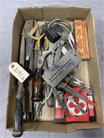 FLAT OF TOOLS--PRECISION, FILES, DRILL GAGE