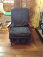 Blue easy chair