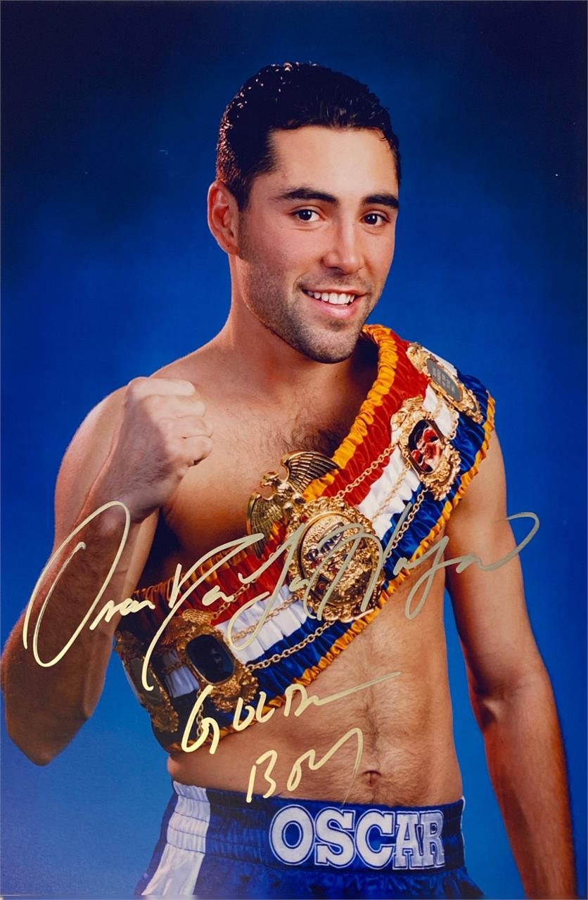 Autograph Signed COA Boxer Sport Movie TV Music 8x12 Photo D