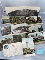 13 Connecticut Antique/VTG Postcards Ephemera