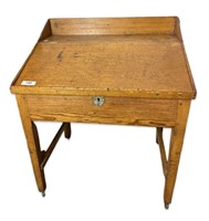 Ca.1900 Antique Flip Top Secretary Desk