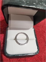 Gabriel & Co 14k White Gold Ring. Size unknown,