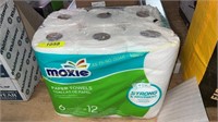 Moxie 6 Doubke Rolls Paper Towels