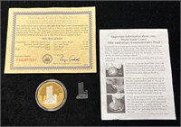 World Trade Center Commemorative Coin with COA