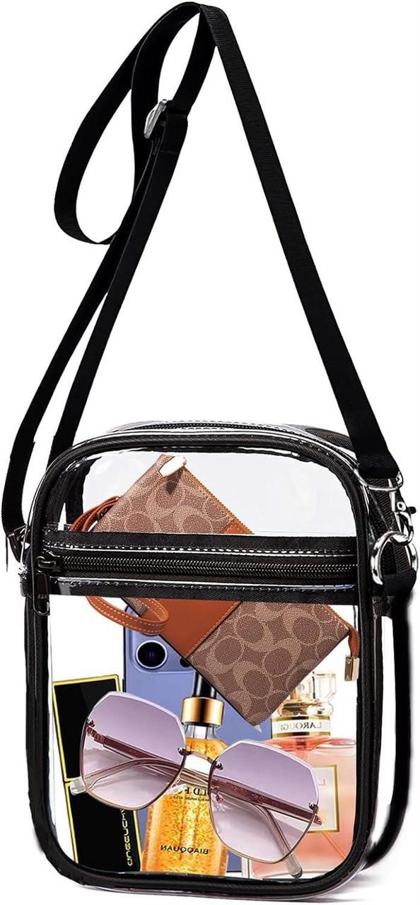 SEALED-Clear Crossbody Stadium-Approved Bag x2