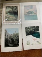 Signed Prints by Roberts Stark, The Pier, St. Pete