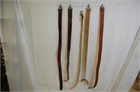 Assorted Belts- Camo, Embossed Leather & Knit