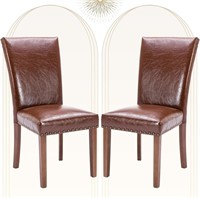 ULN COLAMY Upholstered Parsons Dining Chairs Set 2