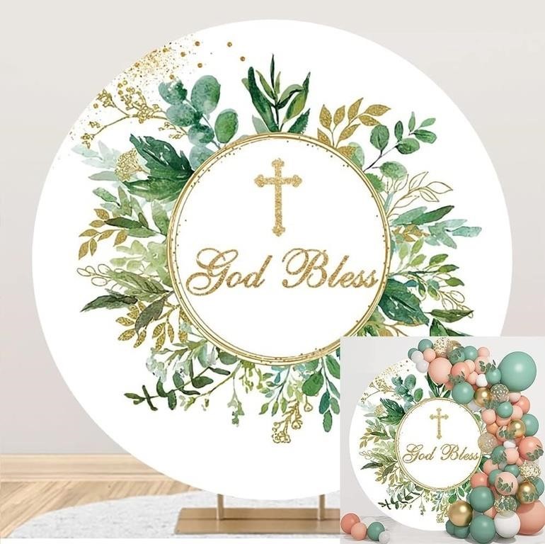 ( 6.5x6.5ft - white) DASHAN Baptism Decorations