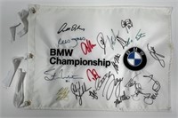 BMW Championship 21 Stars Autographed Golf Flag