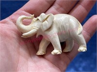 Antique hand carved Chinese ivory elephant 1.5in