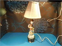 Lampe de Chevet Vintage en Porcelaine