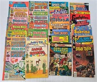 26 Vintage Cartoon & TV Show Comics- Archie, Flash
