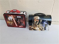 2 Star Wars Metal Lunch Boxes