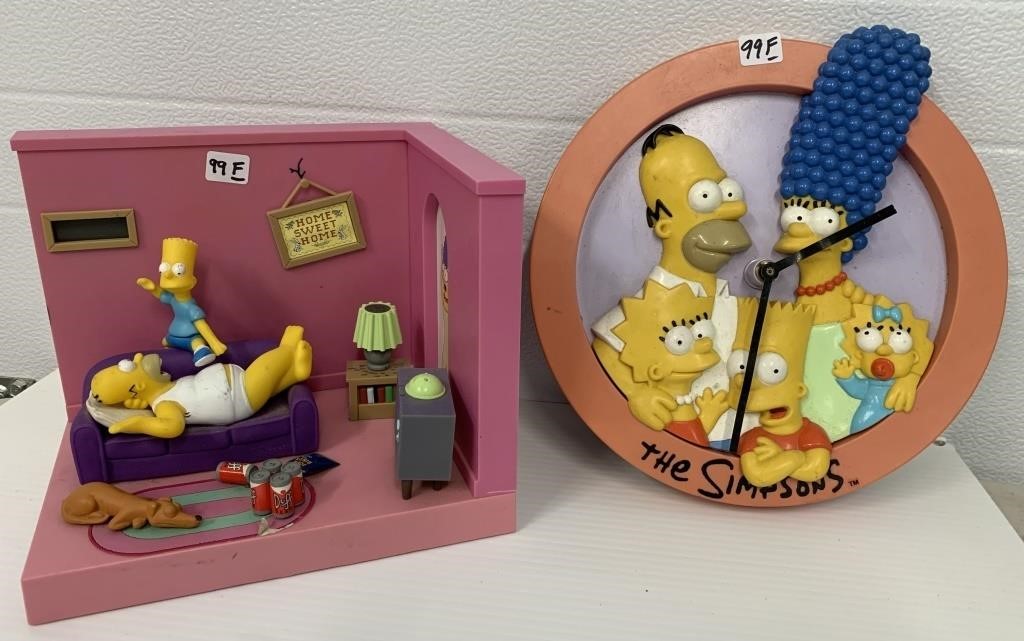 Homer Simpson Living Room (9" x 9")