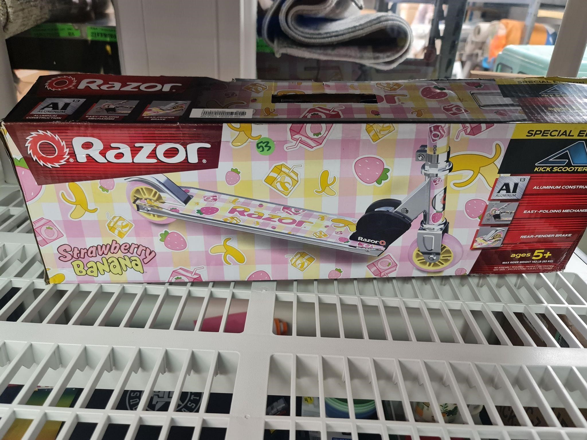 Razor strawberry & banana scooter