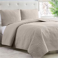 Mellanni King Size Bedspread Coverlet Set & Shams