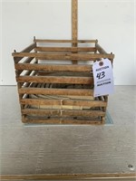 Antique Wooden Egg Crate