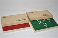 Red and Green Marblelike Dominoes