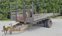 (AB) Assembled Single Axle Flatbed Trailer, 4