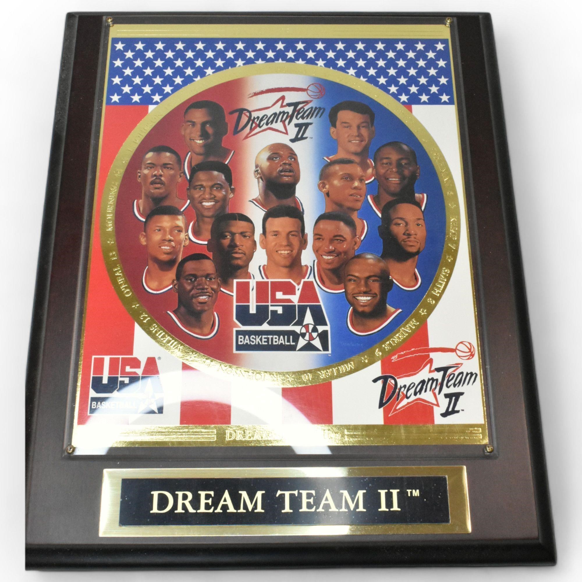 USA Superstar Collectors Plaque Dream Team 2
