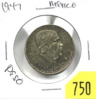 1947 Mexican peso